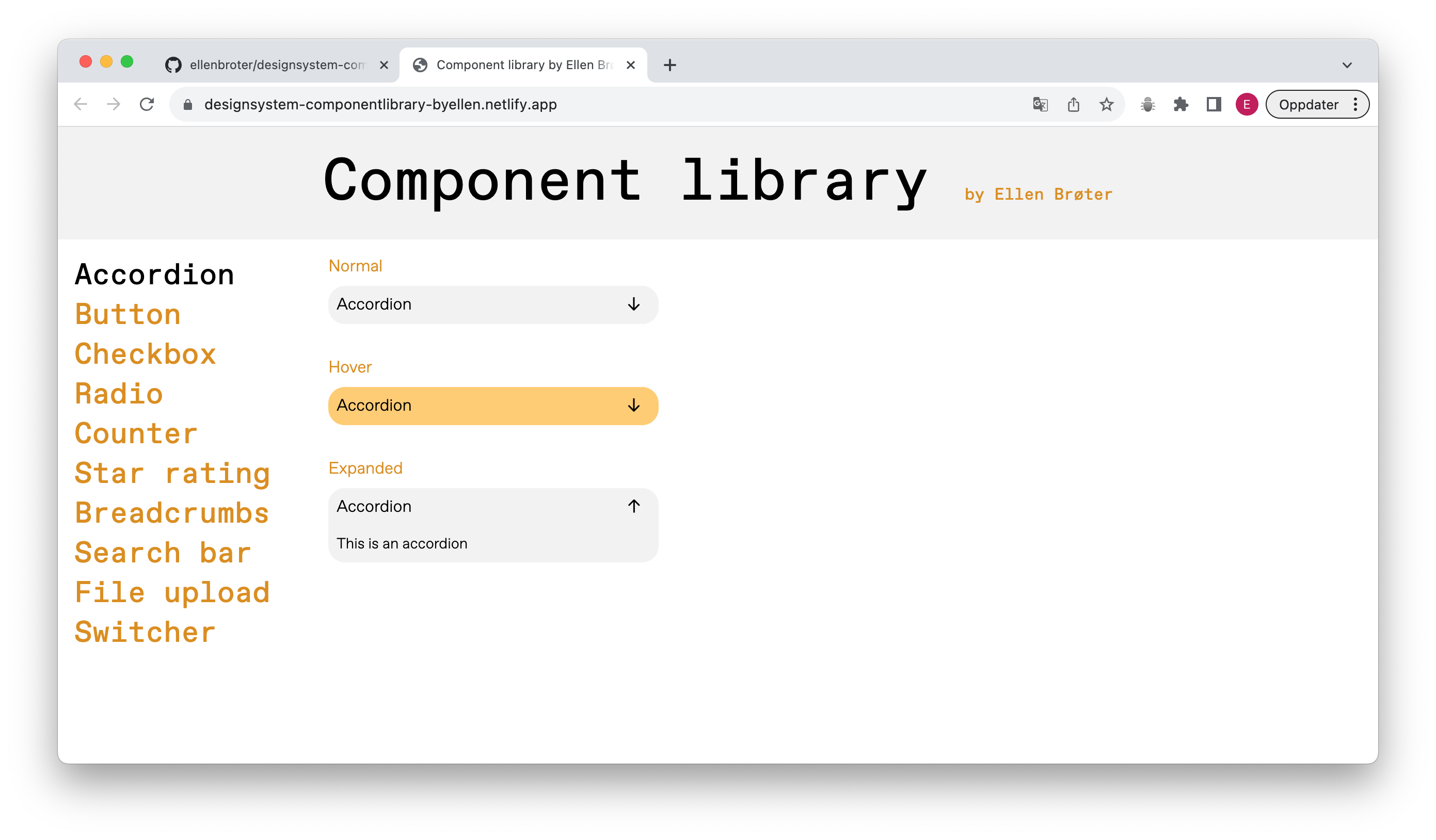 Component library